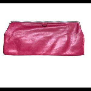 Hot pink HOBO INTERNATIONAL CLUTCH